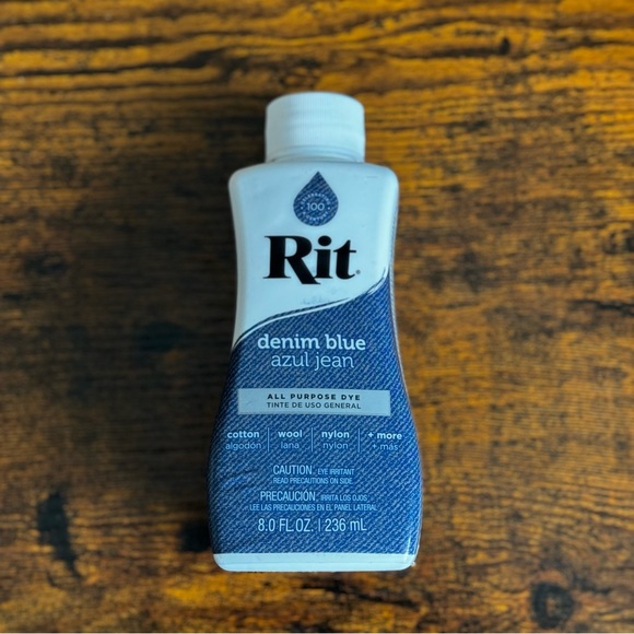 Rit Denim Blue All Purpose Liquid Dye 8oz. - Picture 4 of 7